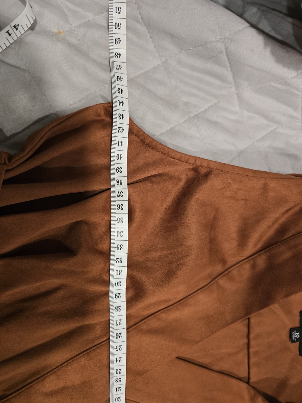 Tahari Sleeveless Wrap Midi Dress in Rust - Picture 4 of 5